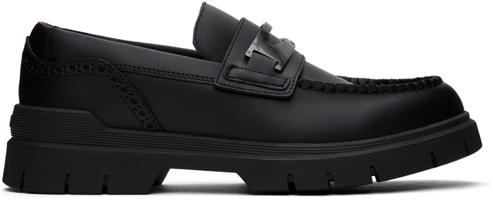 Photo: Hugo Black Leather Loafers