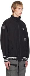 AAPE by A Bathing Ape Black Embroidered Jacket