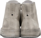 Ann Demeulemeester Gray Orvo High-Top Sneakers