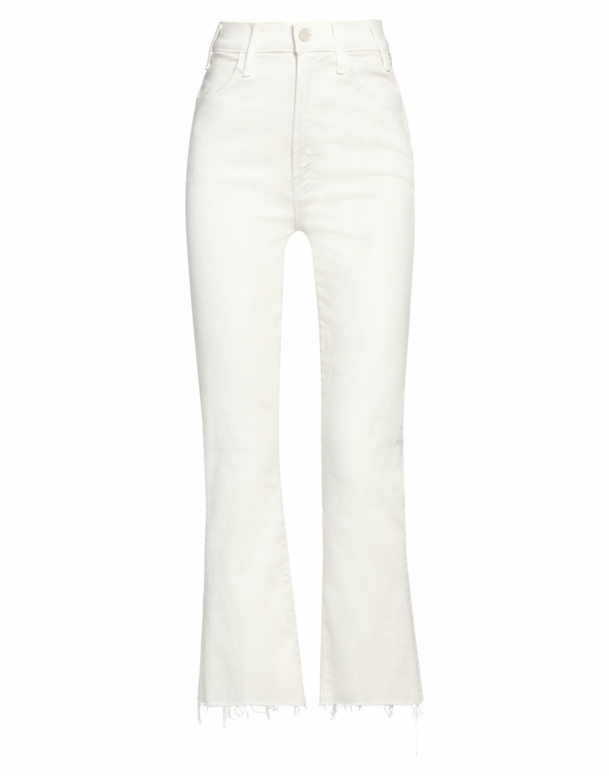 Mother Womens Jeans in Off white
