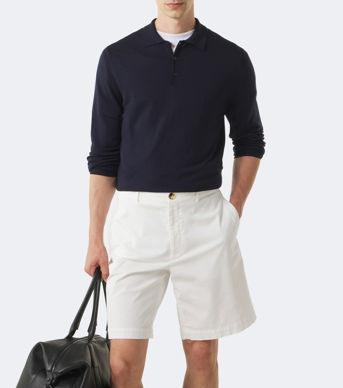 Canali Wool polo shirt