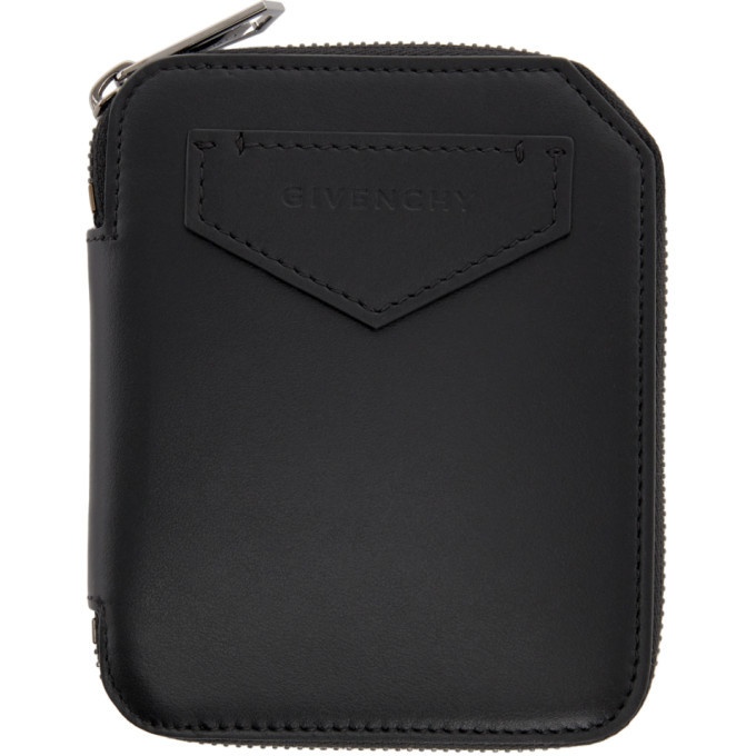 Photo: Givenchy Black Medium Antigona Zip Wallet