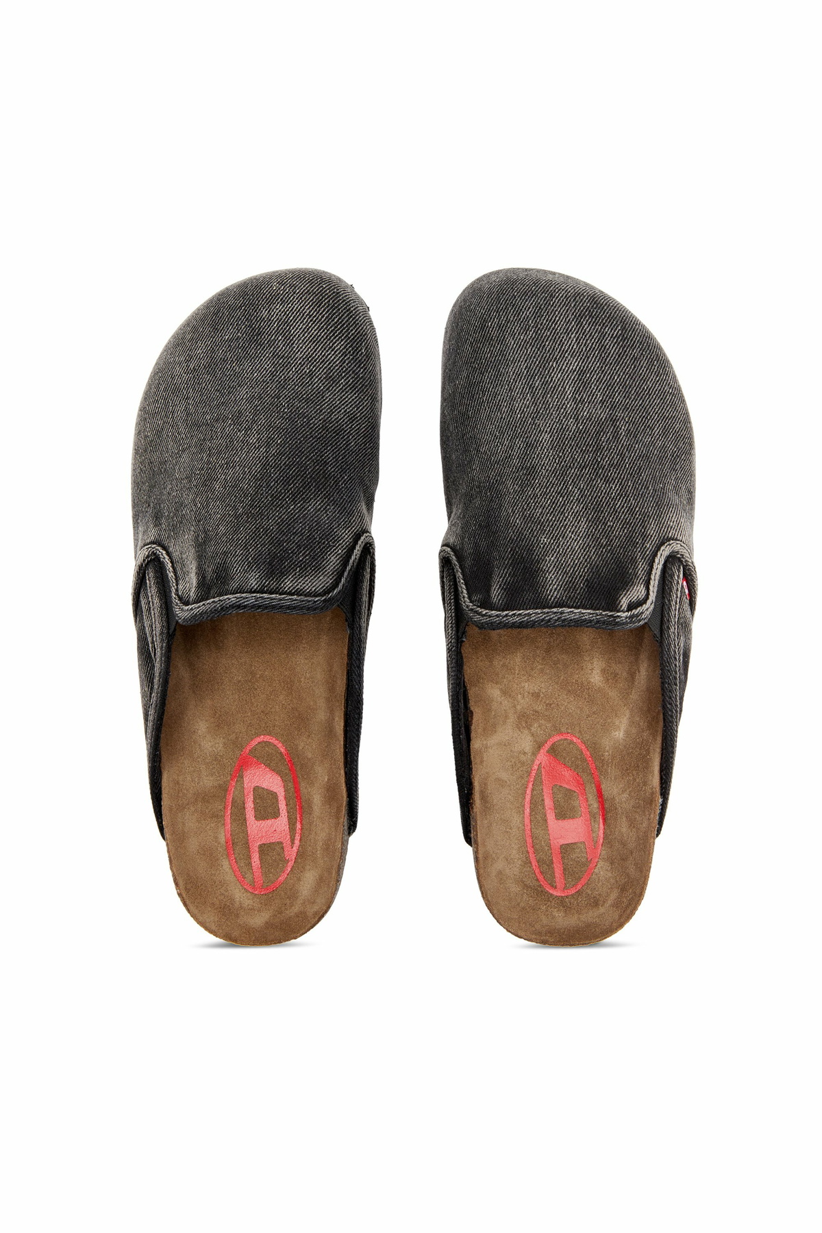 Diesel D-Woodstock-Denim mules - Slides Mens in Black