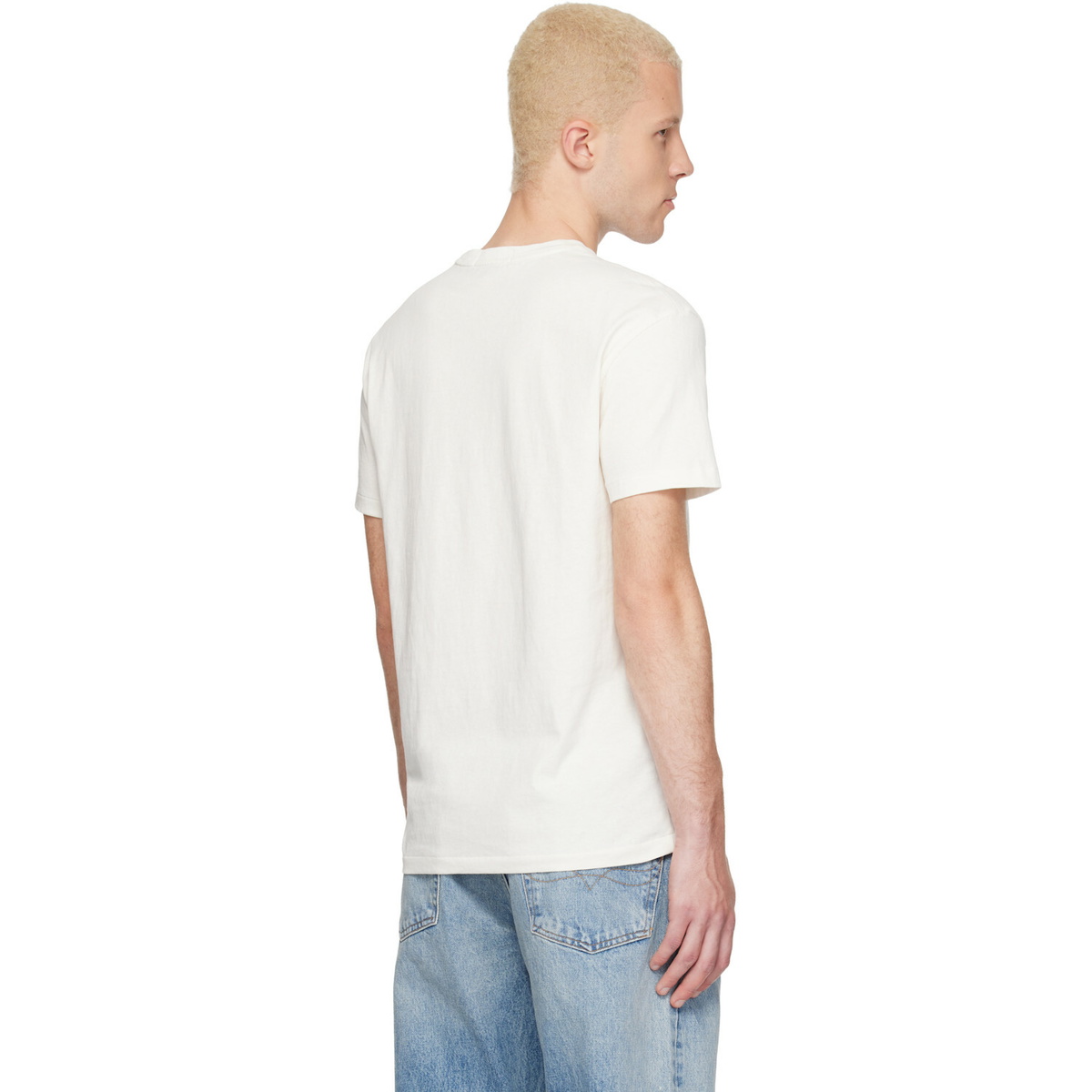 Polo Ralph Lauren White Classic Fit Polo Bear Jersey T-shirt