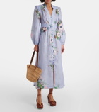 Zimmermann Everley linen midi dress