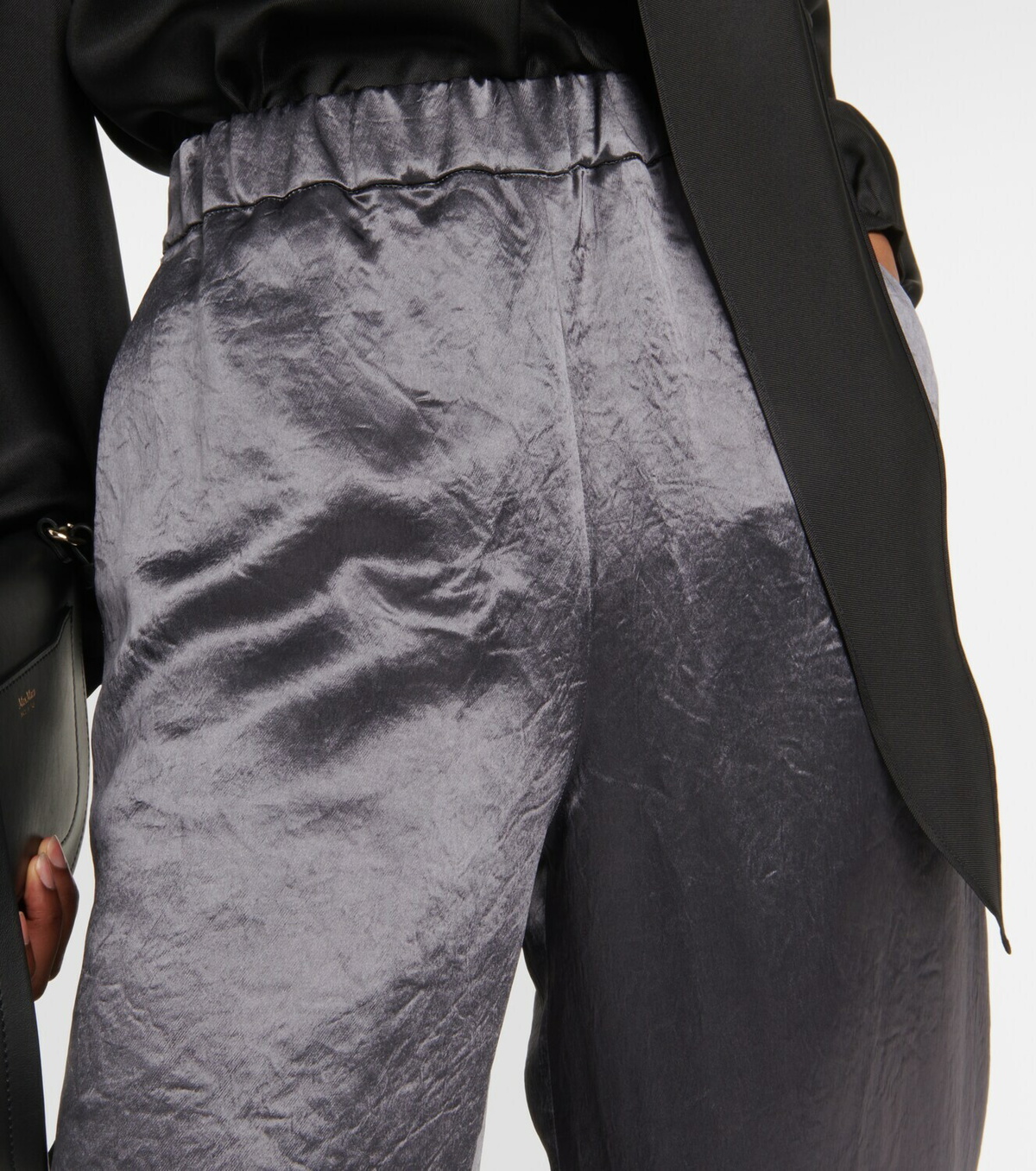 Max Mara Acanto satin wide-leg pants Max Mara Max Mara Acanto satin wide-leg pants Max Mara