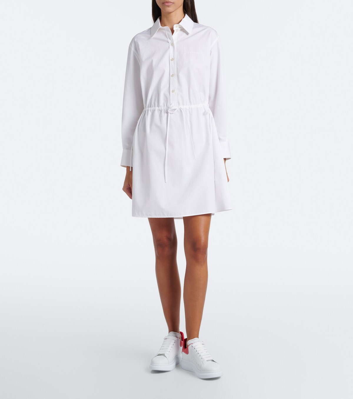 McQueen Oversized leather sneakers