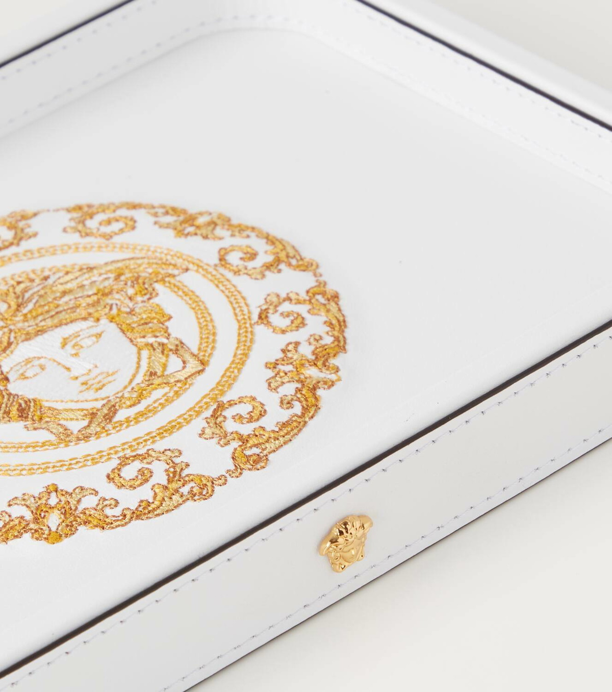 Versace Home Medusa Gala Big leather tray