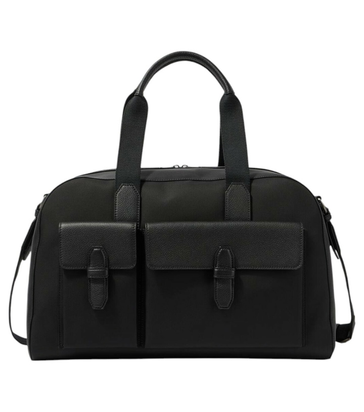 Photo: Brioni Leather-trimmed duffel bag