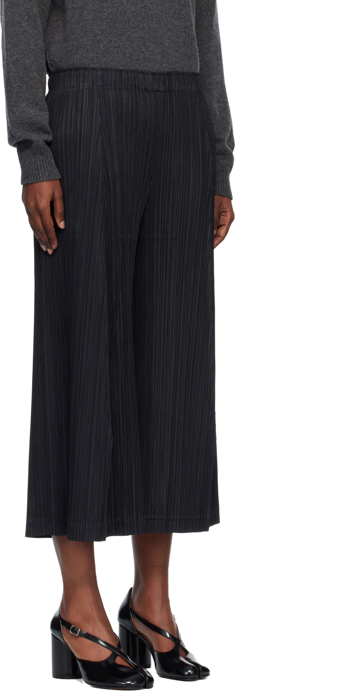 PLEATS PLEASE ISSEY MIYAKE Black Thicker 1 Trousers