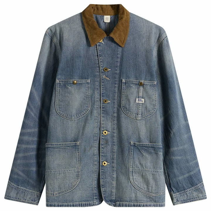 Photo: RRL Men's Denim Stockton Jacket in Wrightsville Wash