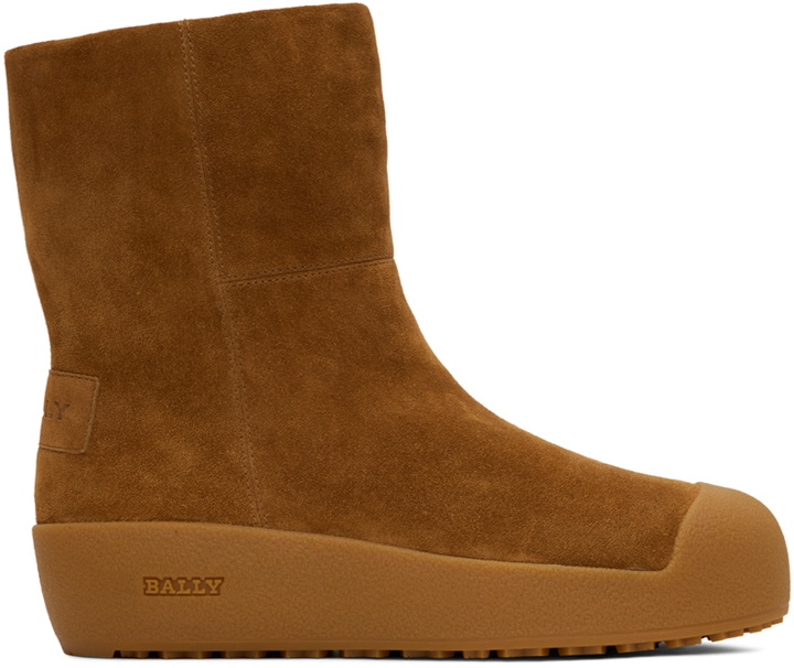 Photo: Bally Tan Gstaad Suede Boots