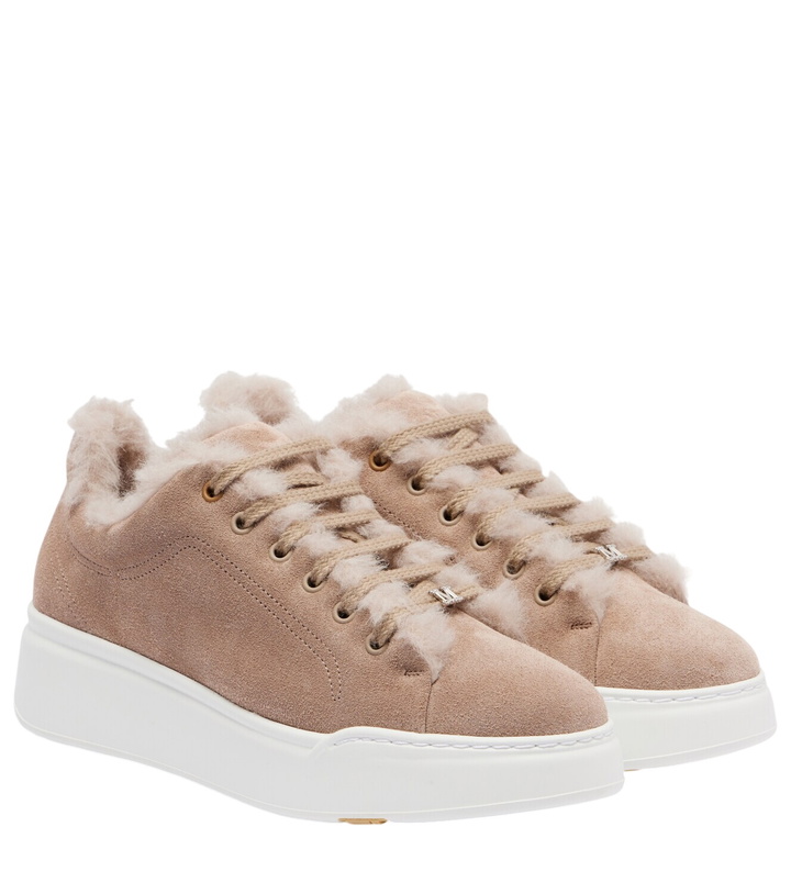 Photo: Max Mara TMaxi suede platform sneakers