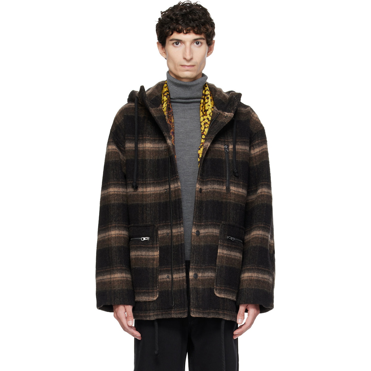 Isabel Marant Black & Beige Kiril Jacket