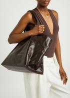 Kassl Editions Leather Tote - Dark Brown - One Size