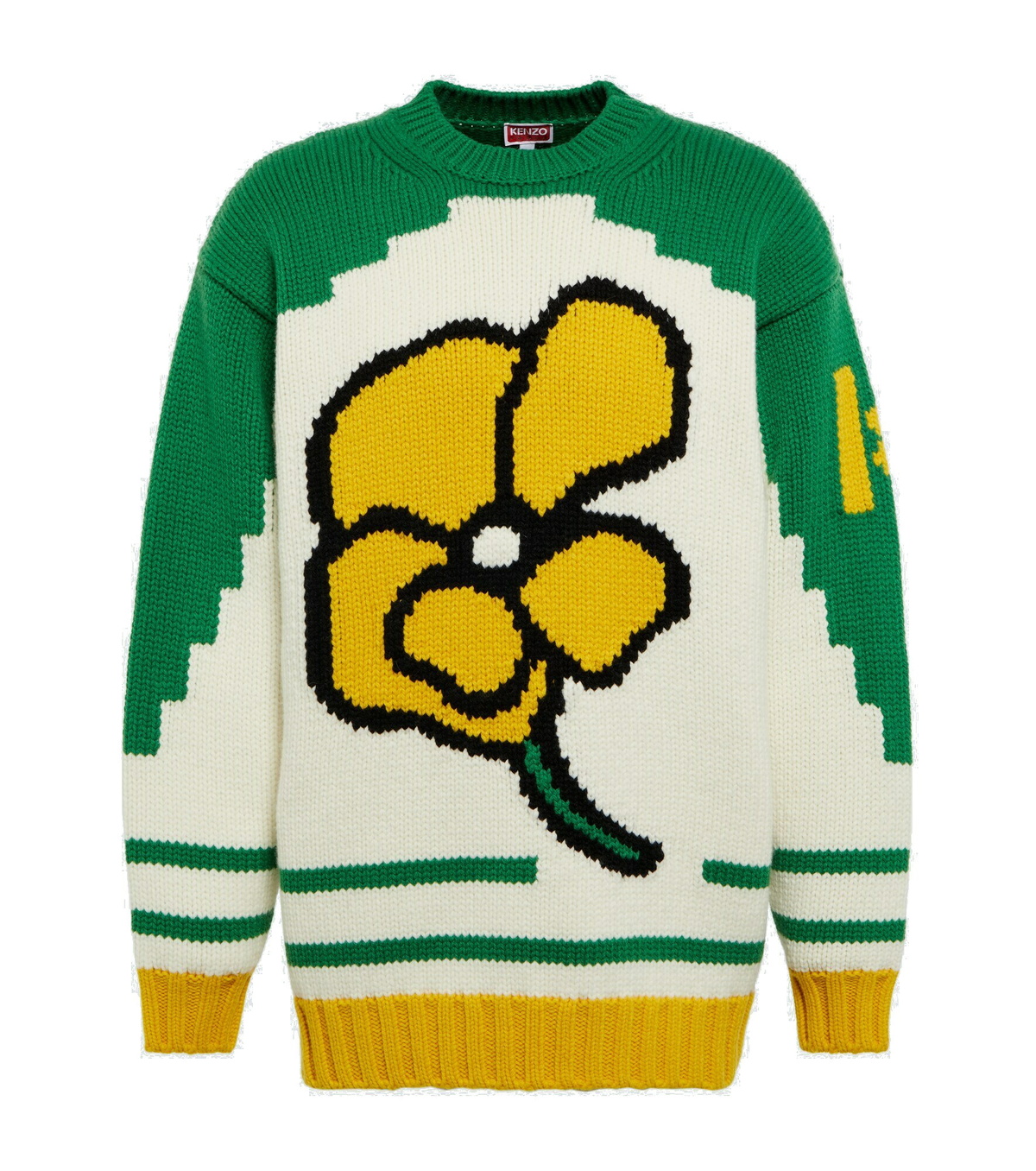 Kenzo - Intarsia wool sweater Kenzo Kenzo - Intarsia wool sweater Kenzo