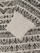 Purdey - Vigo Slim-Fit Fair Isle Wool Sweater - Neutrals