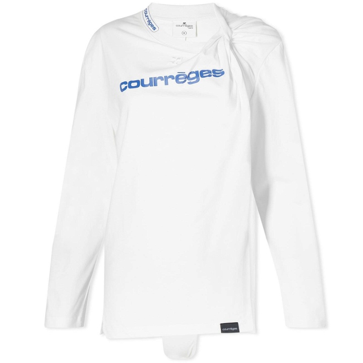 Photo: Courreges Women's Courrèges Single Jersey Twist Shell Body in White
