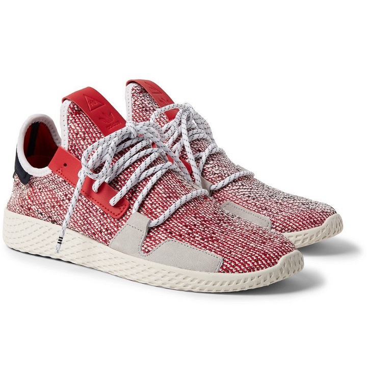 Photo: adidas Consortium - Pharrell Williams SOLARHU V2 Primeknit Sneakers - Men - Red