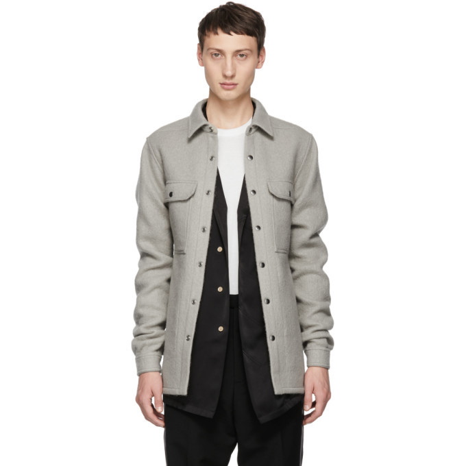 Photo: Rick Owens Grey Outershirt Jacket