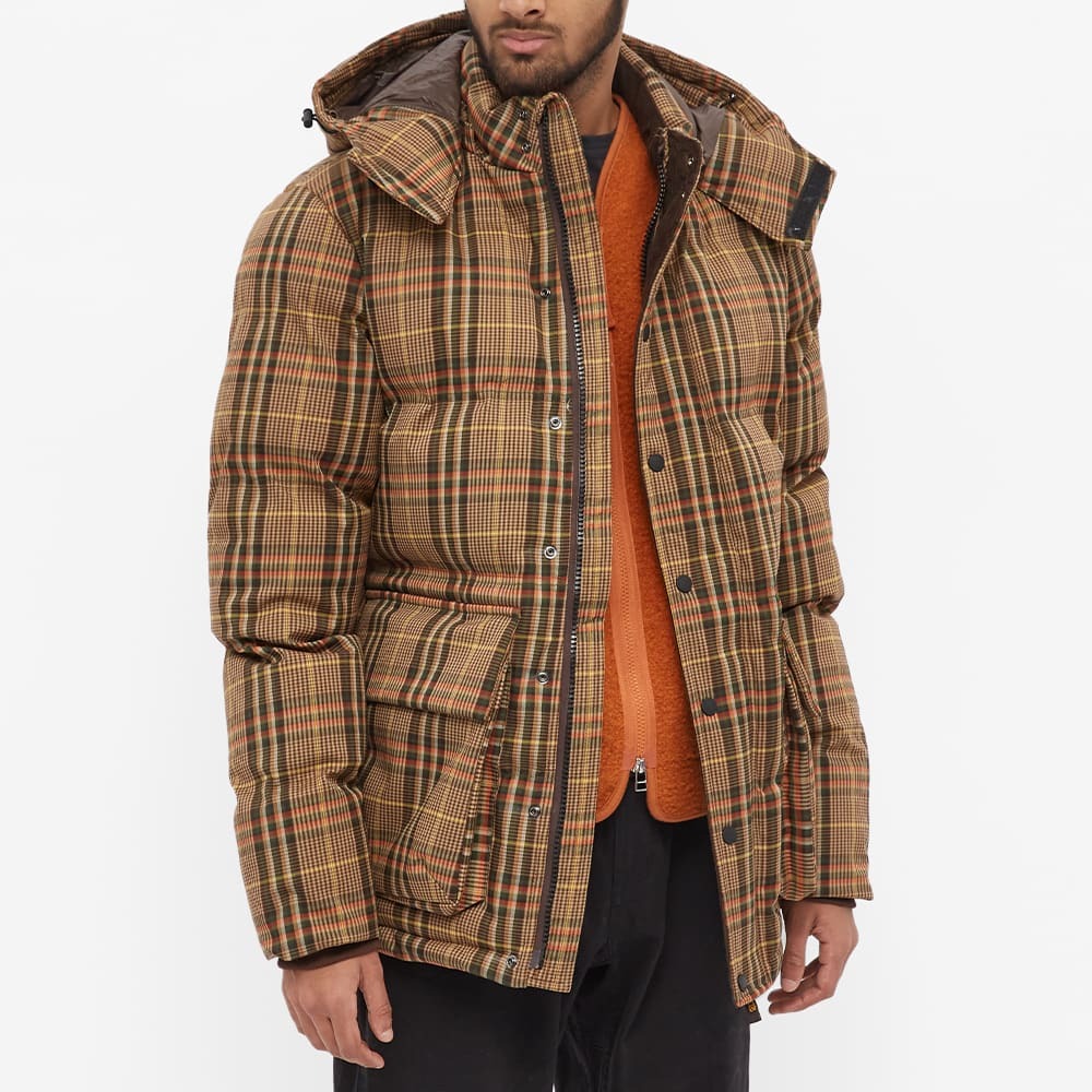 Hikerdelic Men's Conway Smock Jacket in Brown Plaid Hikerdelic