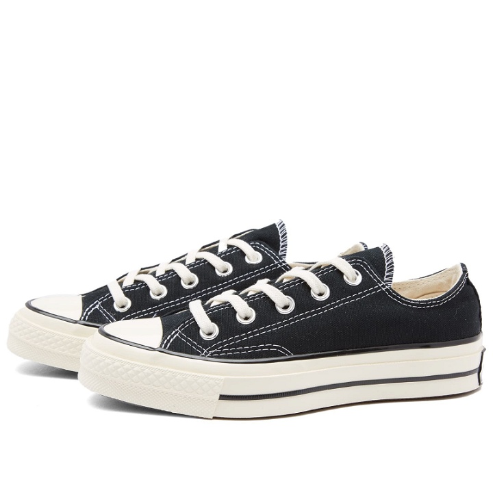 Photo: Converse Chuck Taylor 1970s Ox Sneakers in Black/Egret