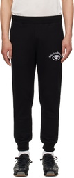 AAPE by A Bathing Ape Black 'AAPE' Basic Sweatpants