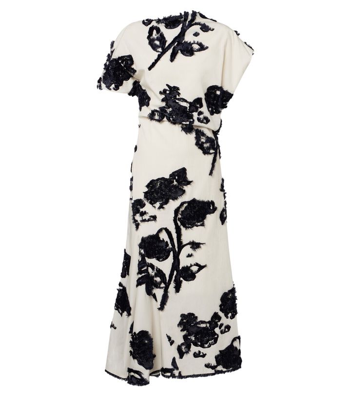 Photo: Erdem Fil coupé poplin midi dress