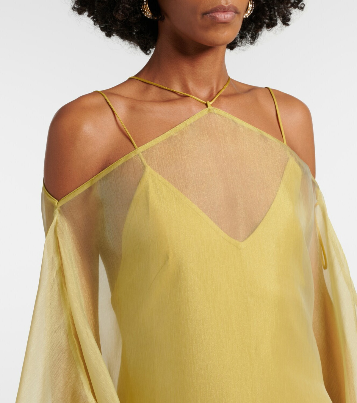 Taller Marmo Sza Sza Spirito organza kaftan