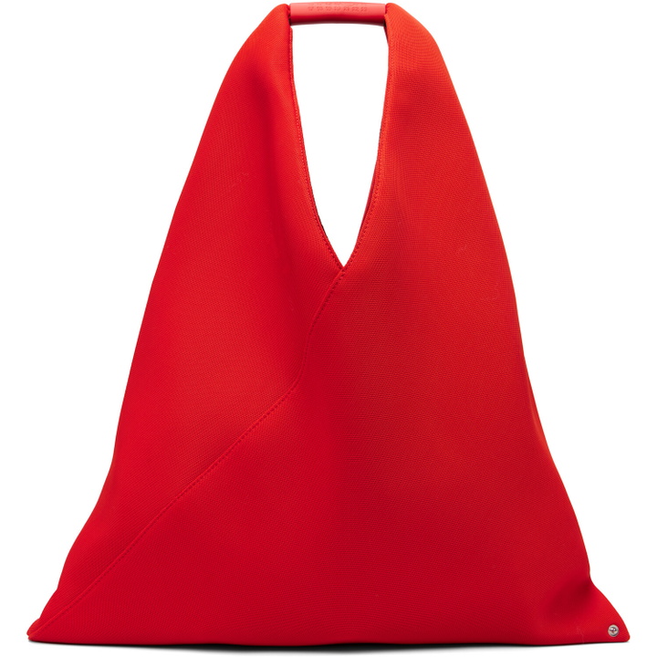 Photo: MM6 Maison Margiela Orange Classic Triangle Tote