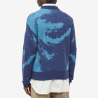 Jungles Jungles Men's Smile Crew Knit in Blue