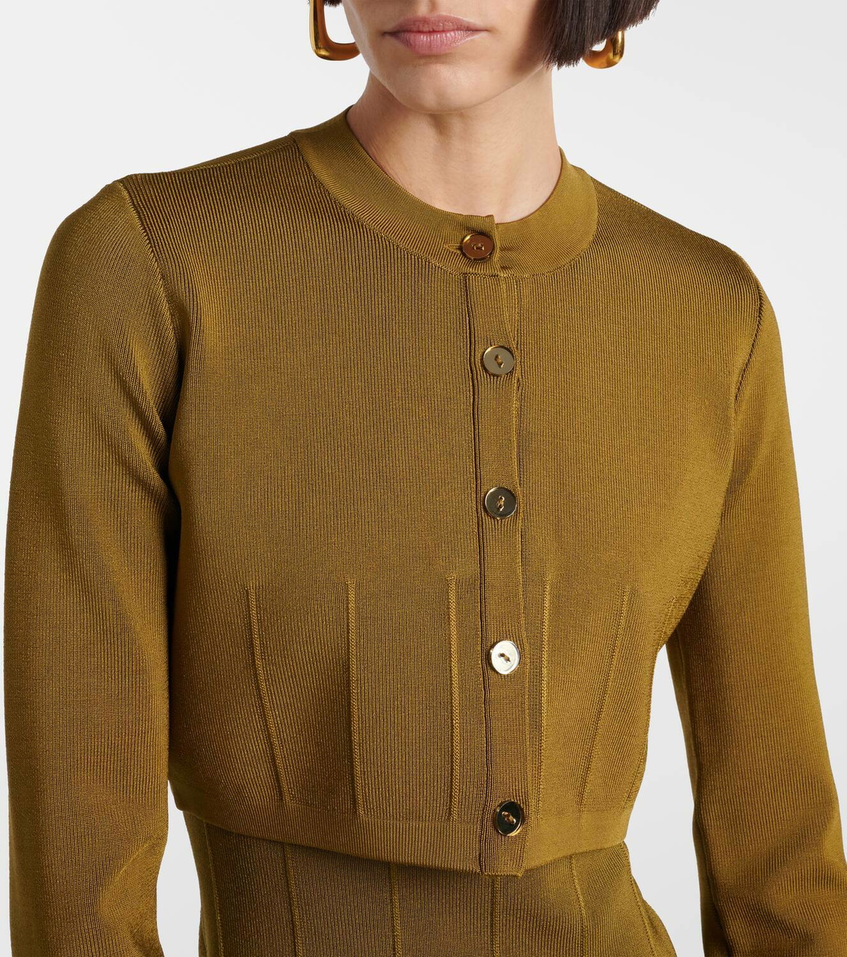 Galvan Atalanta cropped cardigan
