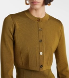 Galvan Atalanta cropped cardigan