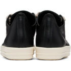 Rick Owens Black Tower Jumbolaced Low Sneaks Sneakers