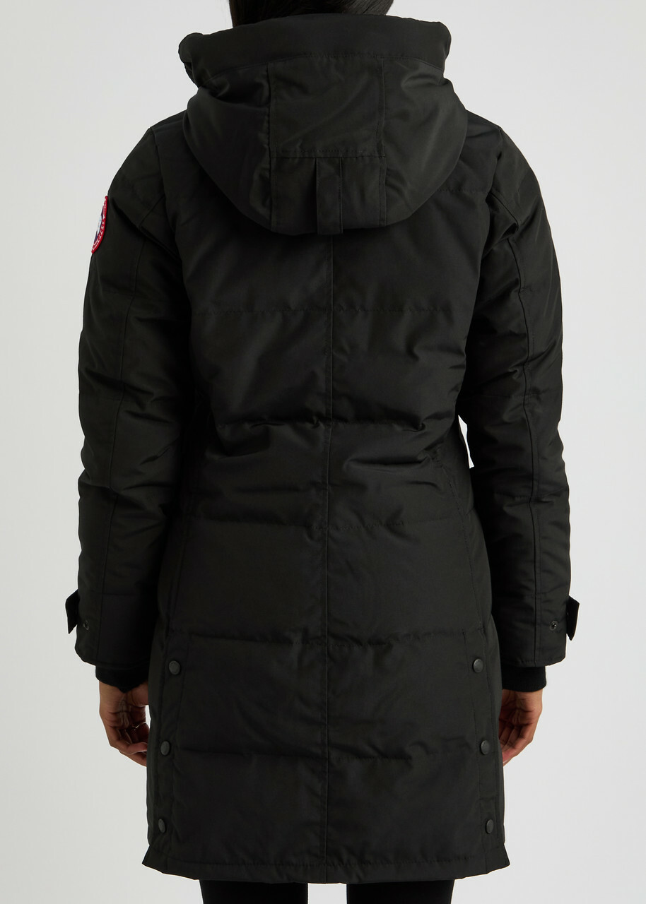 Canada Goose Shelburne Hooded Arctic-Tech Parka, Black, Parka, Coat