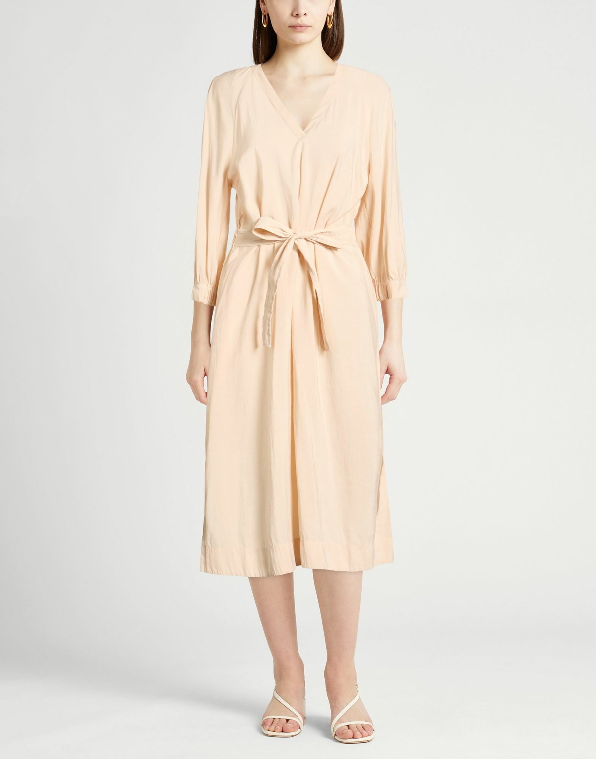 Peserico Womens Midi dress Cream