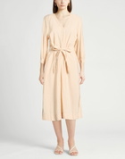 Peserico Womens Midi dress Cream