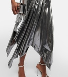 Alexandre Vauthier - Halterneck metallic midi dress
