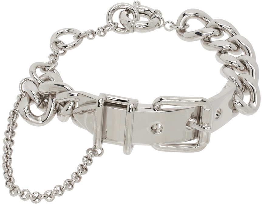 Photo: Acne Studios Silver Buckle Chain Bracelet