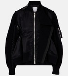 Sacai Paneled blouson jacket