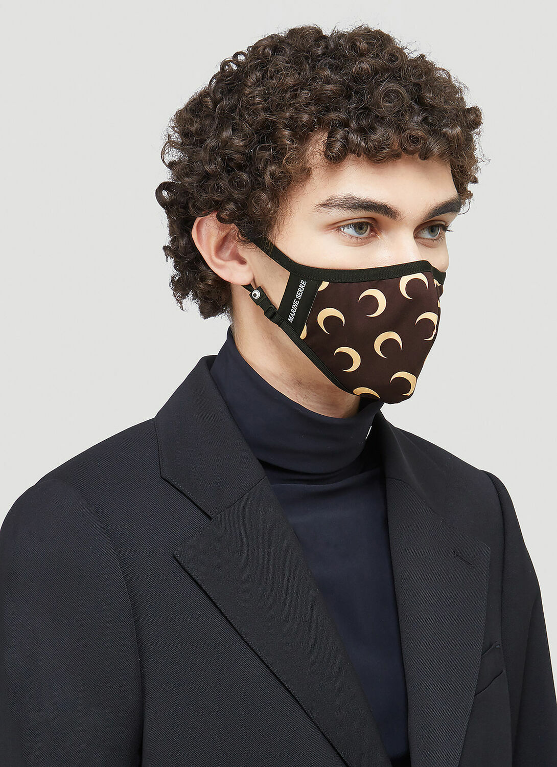 Marine Serre Moon Print Face Mask