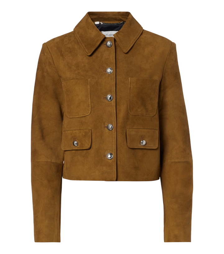 Photo: Altuzarra Astley cropped suede jacket