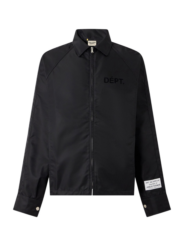 Photo: Gallery Dept. - Montecito Logo-Embroidered Shell Jacket - Black