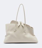 The Attico La Passeggiata Medium leather tote bag