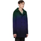 Missoni Blue and Green Degrade Peacoat