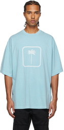 Palm Angels Blue Creative Services Print T-Shirt