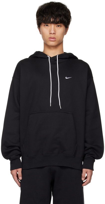 Photo: Nike Black Solo Swoosh Hoodie