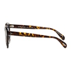 Oliver Peoples Tortoiseshell and Blue Boudreau L.A. Sunglasses