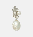 Givenchy Crystal and faux pearl-embellished earrings