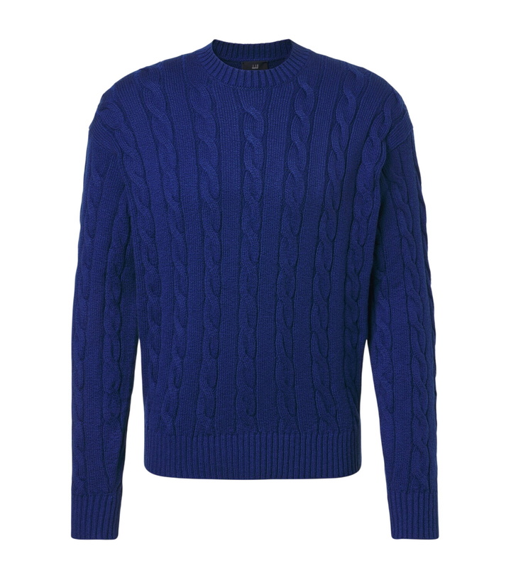Photo: Dunhill Cable-knit cotton sweater